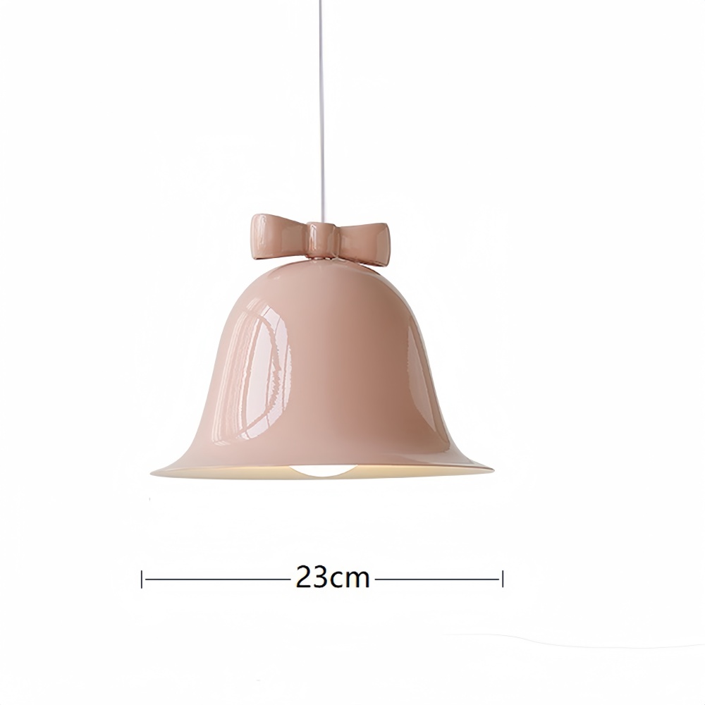 Nordic Creative Restaurant Bell Light Modern Simple Bow Pendant Light
